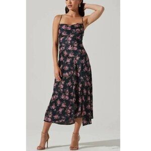 Astr the Label Gaia Floral Midi Dress